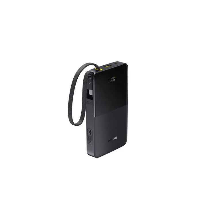Baseus EnerFill FC51 Bipow2 Pro Siyah Power Bank 10000mAh 22.5W Taşınabilir Şarj Cihazı