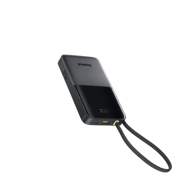 Baseus EnerFill FC51 Bipow2 Pro Siyah Power Bank 10000mAh 22.5W Taşınabilir Şarj Cihazı