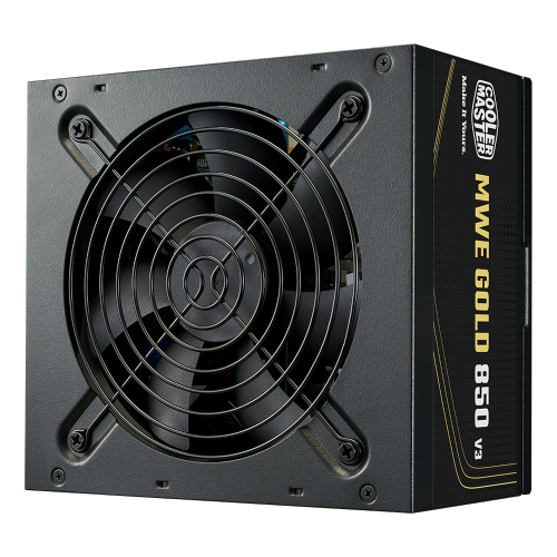 Cooler Master MWE Gold V3 850 MPE-8506-ACAG-B 850W ATX 3.1 PCI-E 5.0 80+ Gold 120mm Fan Power Supply