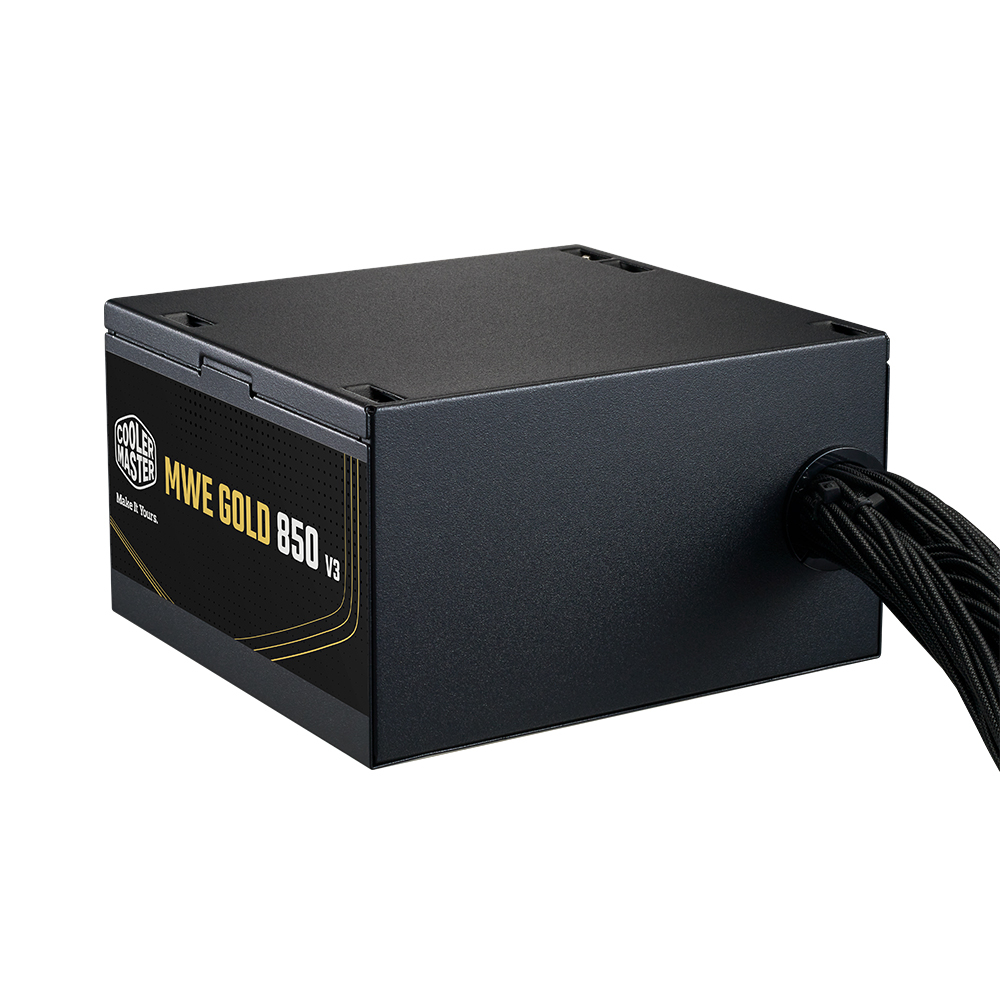 Cooler Master MWE Gold V3 850 MPE-8506-ACAG-B 850W ATX 3.1 PCI-E 5.0 80+ Gold 120mm Fan Power Supply
