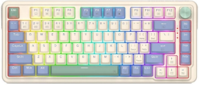 REDRAGON UCAL PRO K673CPG-RGB-PRO Beyaz Kablosuz Klavye