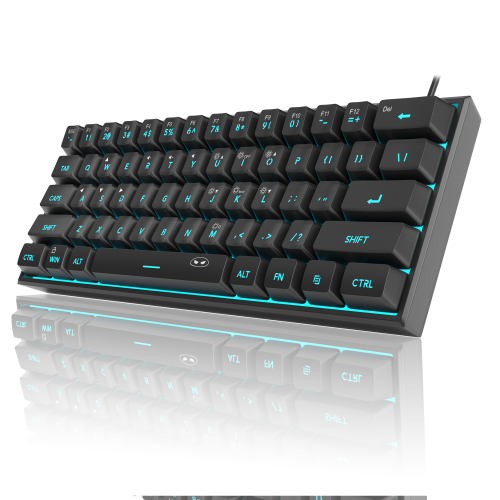 MageGee TS91 61 Tuş RGB Kablolu Siyah Membran Gaming Klavye