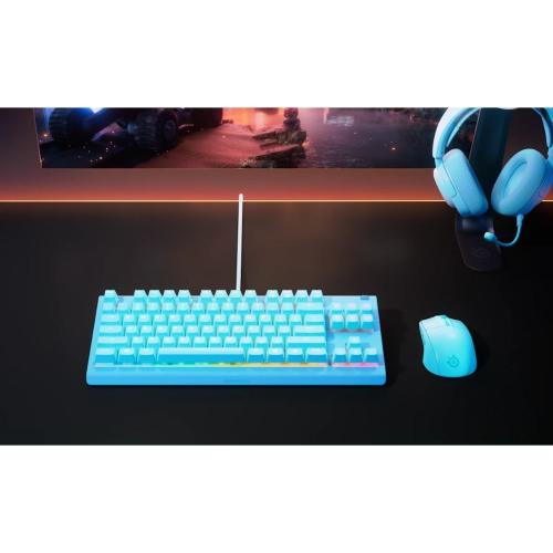 SteelSeries SSK64949 Apex 3 TKL TR Q RGB Membrane Kablolu Aqua Gaming (Oyuncu) Klavye