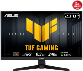 ASUS TUF GAMING VG249QM5A 23.8″ 240Hz 0.3ms Gaming AI ELMB Full HD Fast IPS Gaming (Oyuncu) Monitör