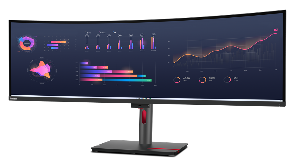 LENOVO P49W-30 63DBRAT1TK 49″ 2K 4Ms 60Hz HDMI Monitör