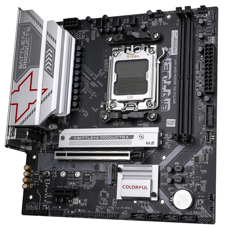 COLORFUL BATTLE-AX B850M-GHA WIFI V14 DDR5 7600MHz mATX AM5 Gaming (Oyuncu) Anakart