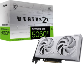 MSI GeForce RTX 5060TI 8GB VENTUS 2X OC WHITE PLUS GDDR7 128Bit DX12 Gaming (Oyuncu) Ekran Kartı
