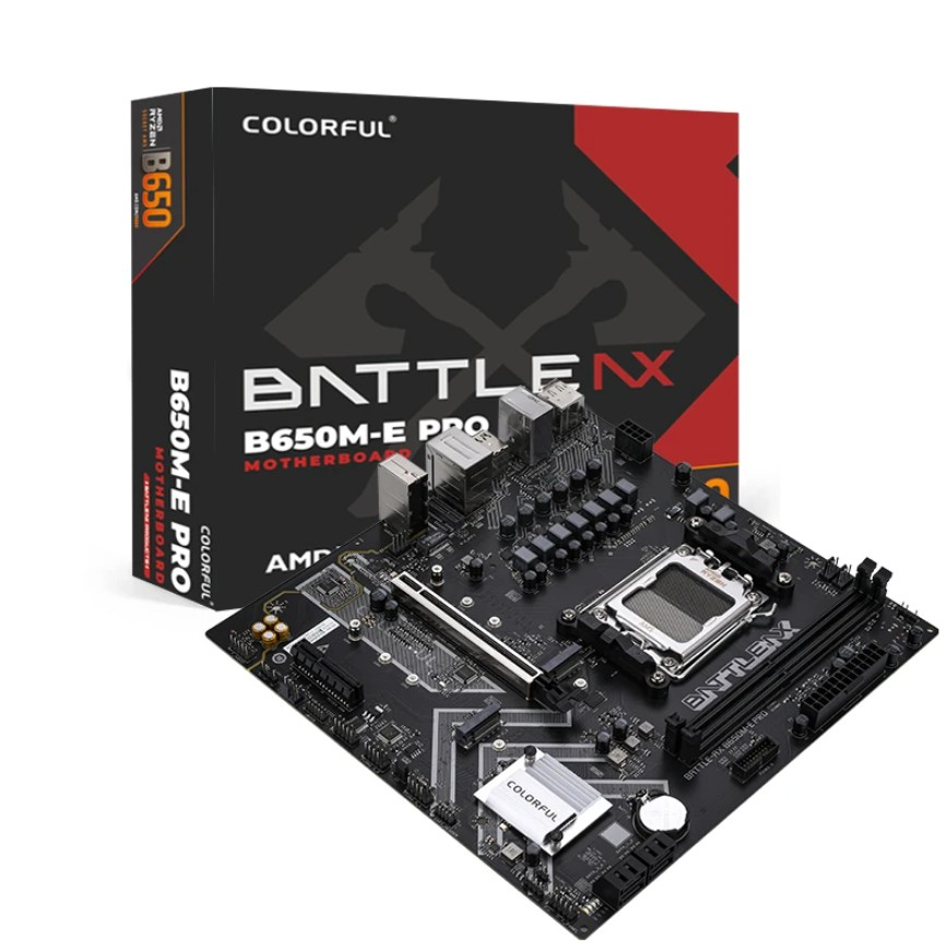 COLORFUL BATTLE AX B650M-E PRO V14 DDR5 7600MHz mATX Gaming (Oyuncu) Anakart