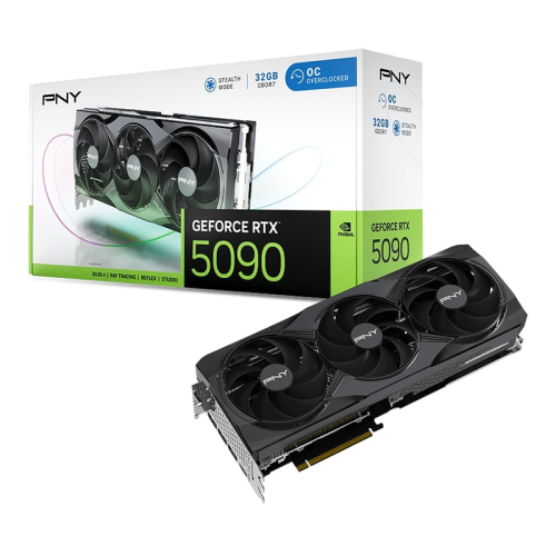 PNY GeForce RTX 5090 32GB Overclocked GDDR7 512Bit (VCG509032TFXPB1-O) Ekran Kartı