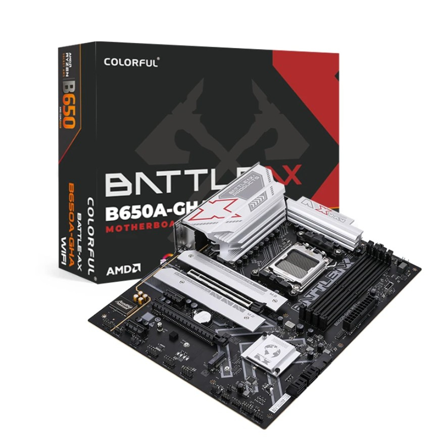 COLORFUL BATTLE-AX B650A-GHA WIFI V14 DDR5 7600MHz ATX AM5 Gaming (Oyuncu) Anakart