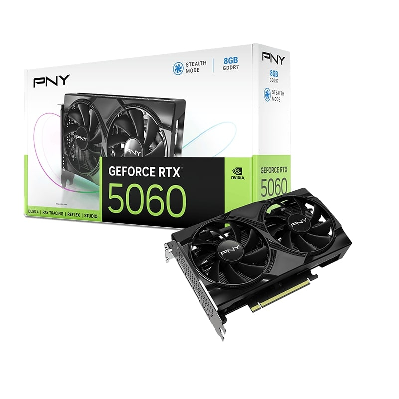 PNY RTX5060 8GB GDDR7 128Bit Siyah Gaming Ekran Kartı (VCG50608DFXPB1)
