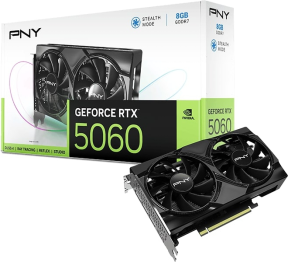 PNY RTX5060 8GB GDDR7 128Bit Siyah Gaming Ekran Kartı (VCG50608DFXPB1)