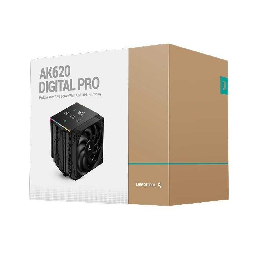 DeepCool AK620 DIGITAL PRO 2x120mm Fan ARGB Kule Tipi İşlemci Soğutucu
