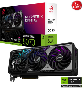 ASUS ROG STRIX GeForce RTX 5070 12GB OC Edition ROG-STRIX-RTX5070-O12G-GAMING GDDR7 192Bit Gaming (Oyuncu) Ekran Kartı