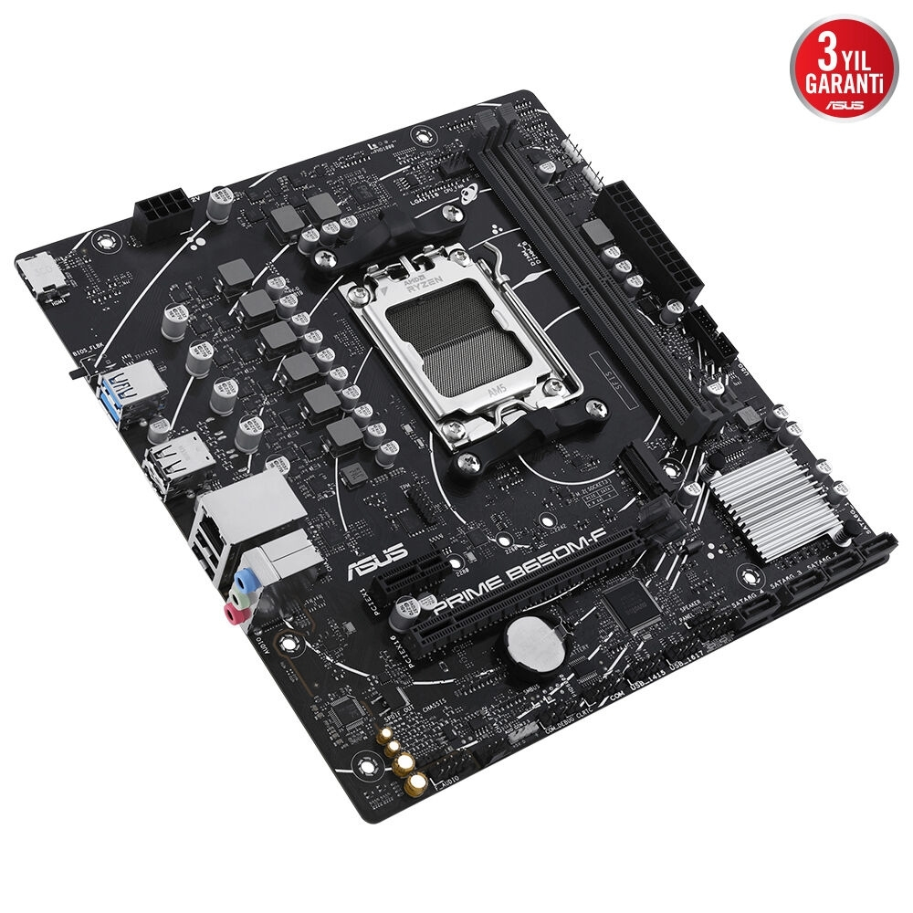 ASUS Prime B650M-F AMD B650 AM5 Soket DDR5 7200+(OC)MHz mATX Anakart