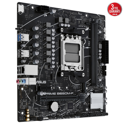 ASUS Prime B650M-F AMD B650 AM5 Soket DDR5 7200+(OC)MHz mATX Anakart