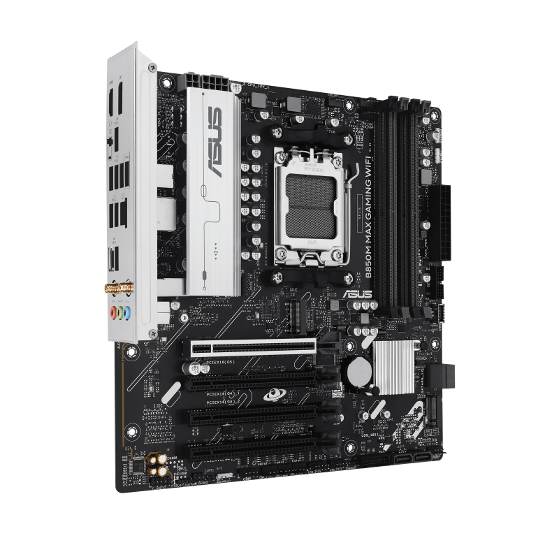 ASUS Prime B850M MAX GAMING WIFI AMD B850 AM5 Soket DDR5 8000+(OC)MHz mATX Gaming (Oyuncu) Anakart