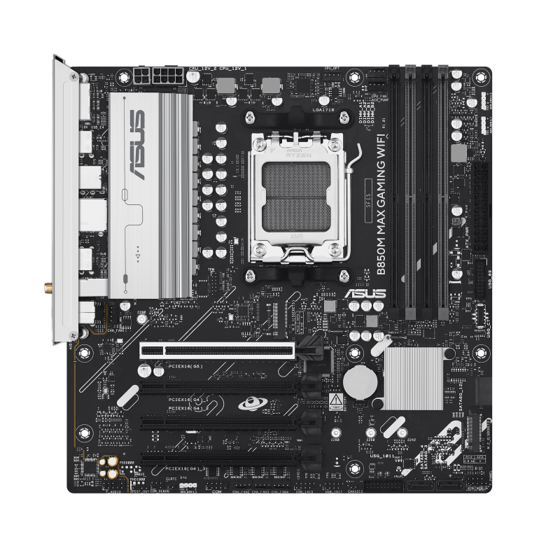 ASUS Prime B850M MAX GAMING WIFI AMD B850 AM5 Soket DDR5 8000+(OC)MHz mATX Gaming (Oyuncu) Anakart