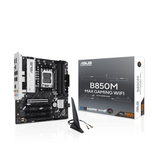 ASUS Prime B850M MAX GAMING WIFI AMD B850 AM5 Soket DDR5 8000+(OC)MHz mATX Gaming (Oyuncu) Anakart