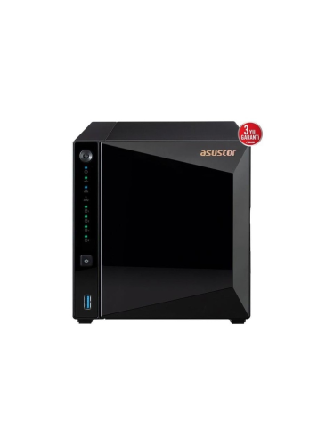Asustor  AS3304T V2 Relatek 2GB 4 Yuvalı NAS Depolama Ünitesi