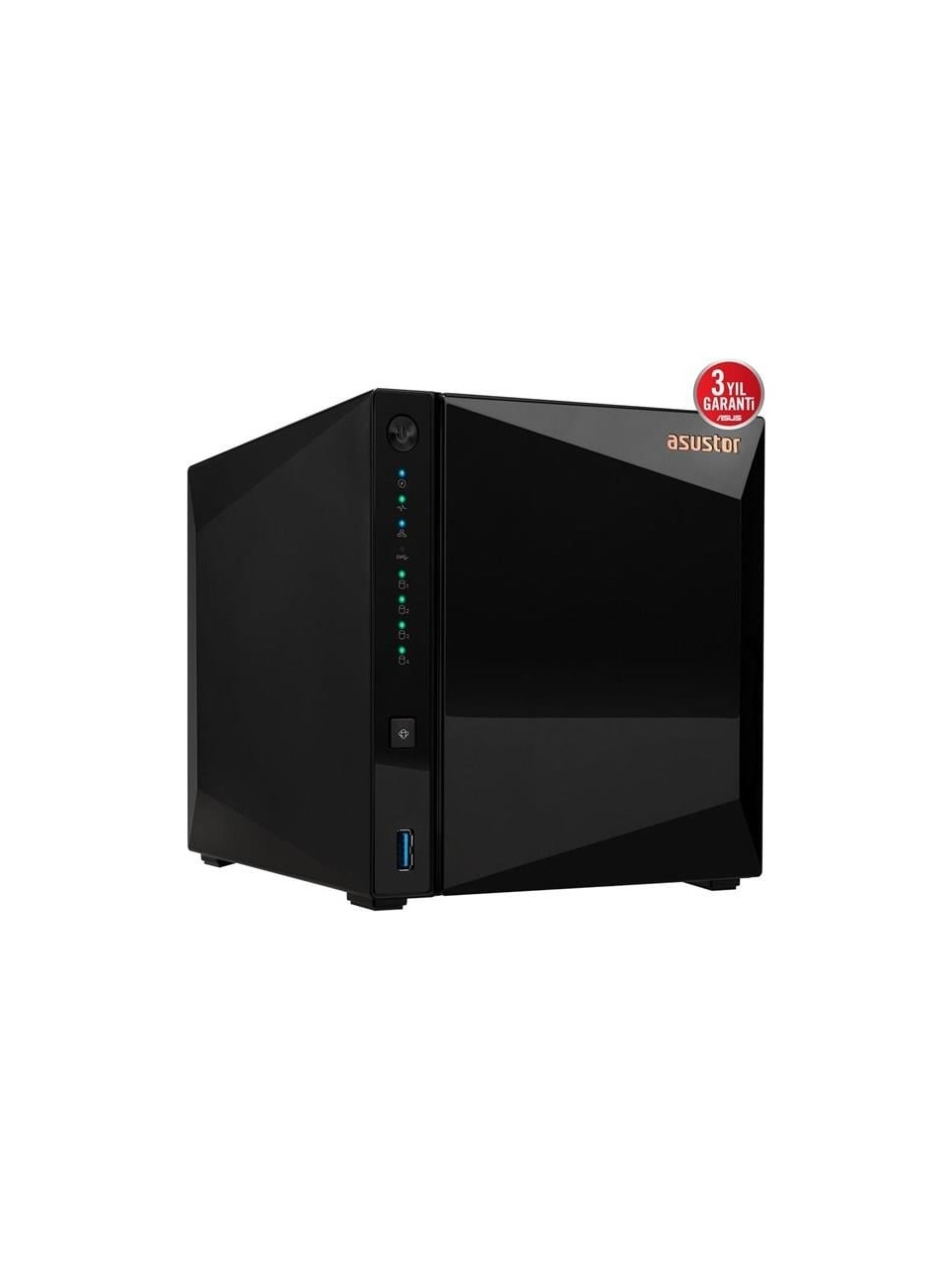 Asustor  AS3304T V2 Relatek 2GB 4 Yuvalı NAS Depolama Ünitesi