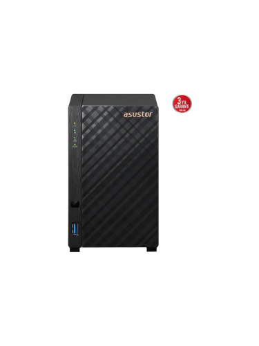 AS1102TL Realtek RTD1619B 2 Yuvalı1GB DDR4 1GB NAS Depolama Ünitesi