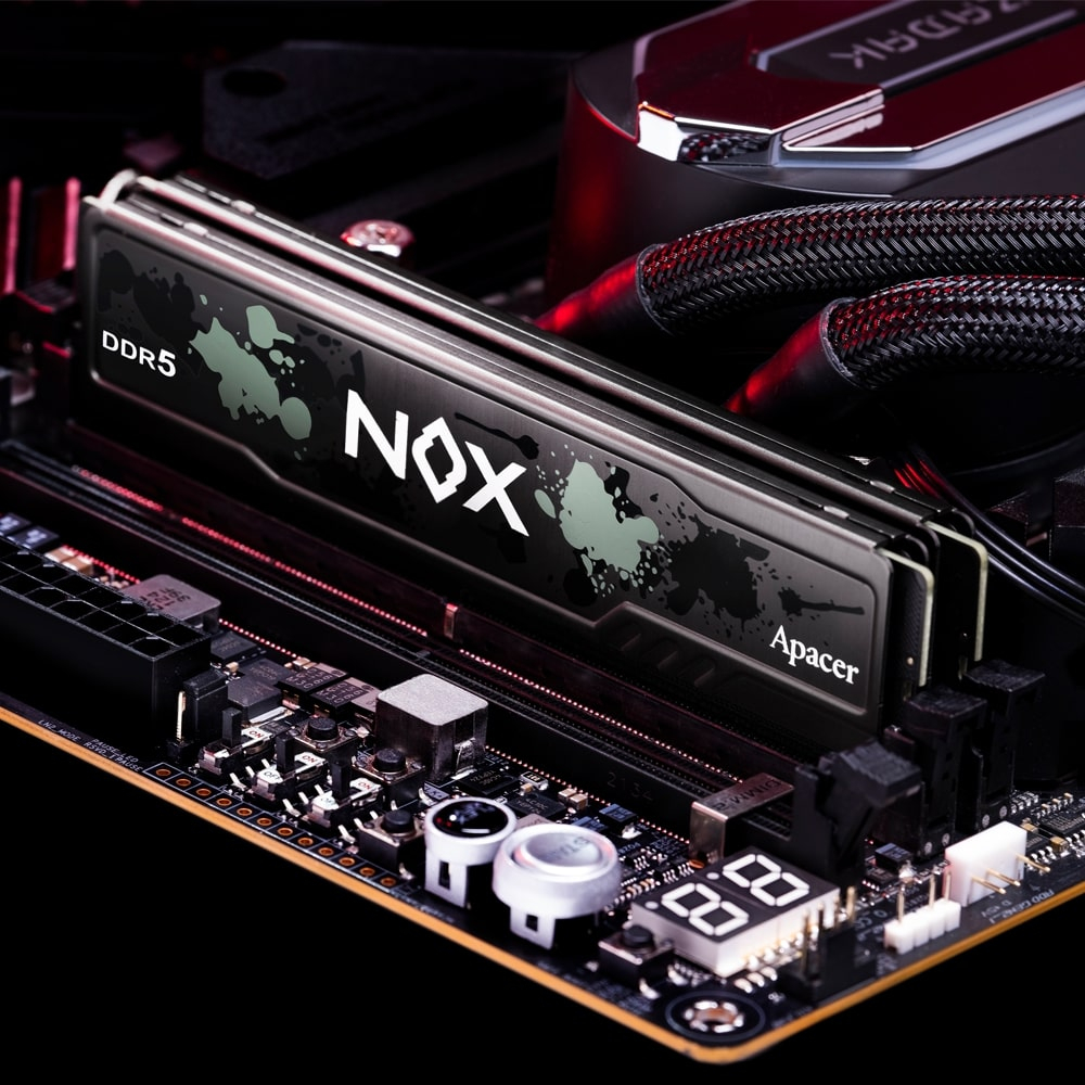 Apacer NOX 16GB 1x16GB 5200MHz CL40 DDR5 Gaming Ram (AH5U16G52C522MBAA-1)