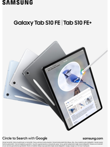 Samsung Galaxy Tab S10 FE Plus SM-X620 8GB 128GB 13.1″ Gümüş Tablet
