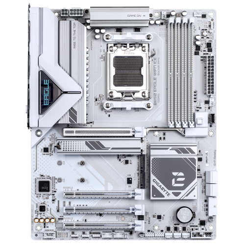 Gigabyte B850 EAGLE WIFI7 ICE AM5 DDR5 8200MHz (OC) ATX Gaming (Oyuncu) Anakart