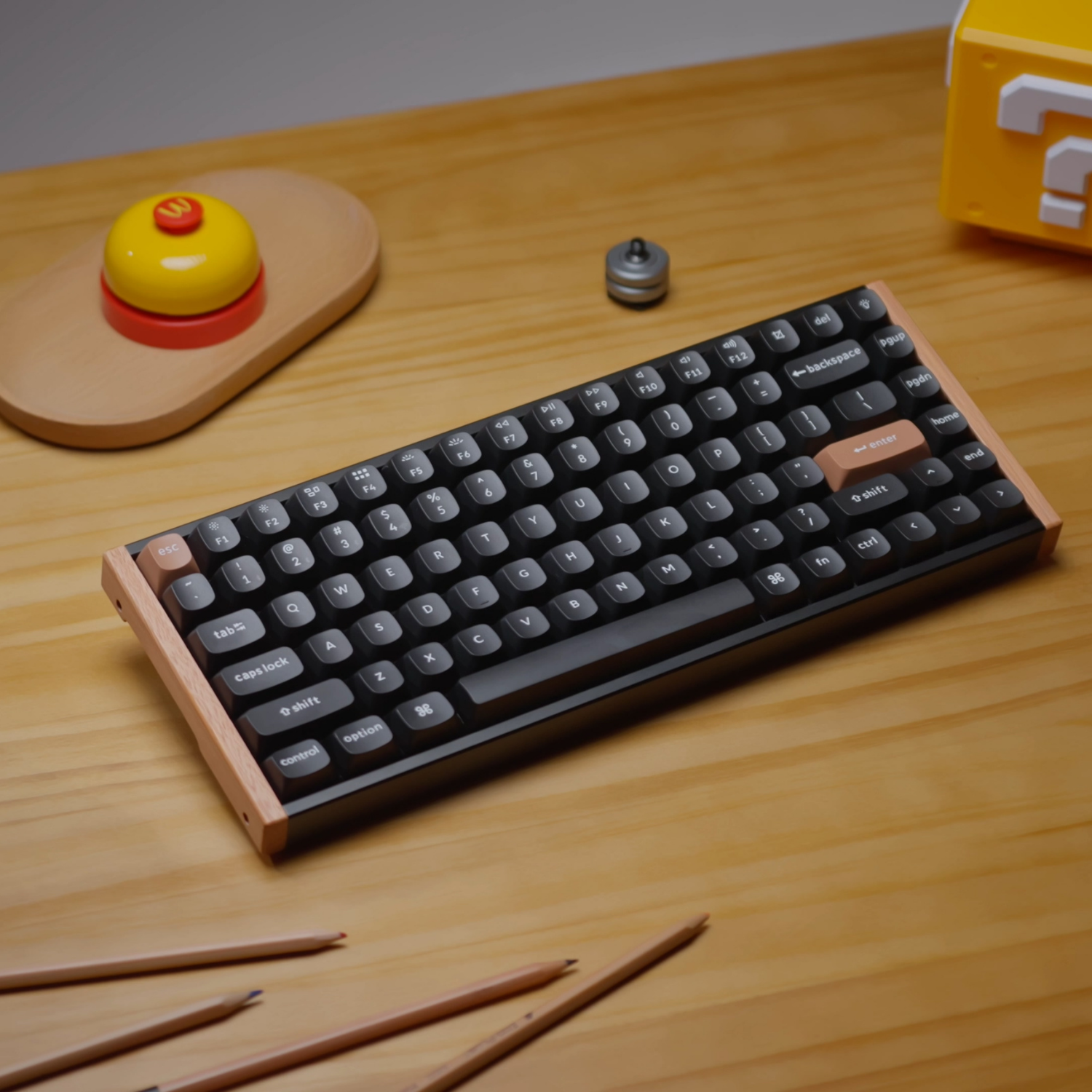Keychron K2 HE Special Edition Siyah %75 Gateron Magnetic Nebula Manyetik Switch Hall Effect RGB Kablosuz Hotswap Mekanik Gaming (Oyuncu) Klavye  - K2H-F1-TR