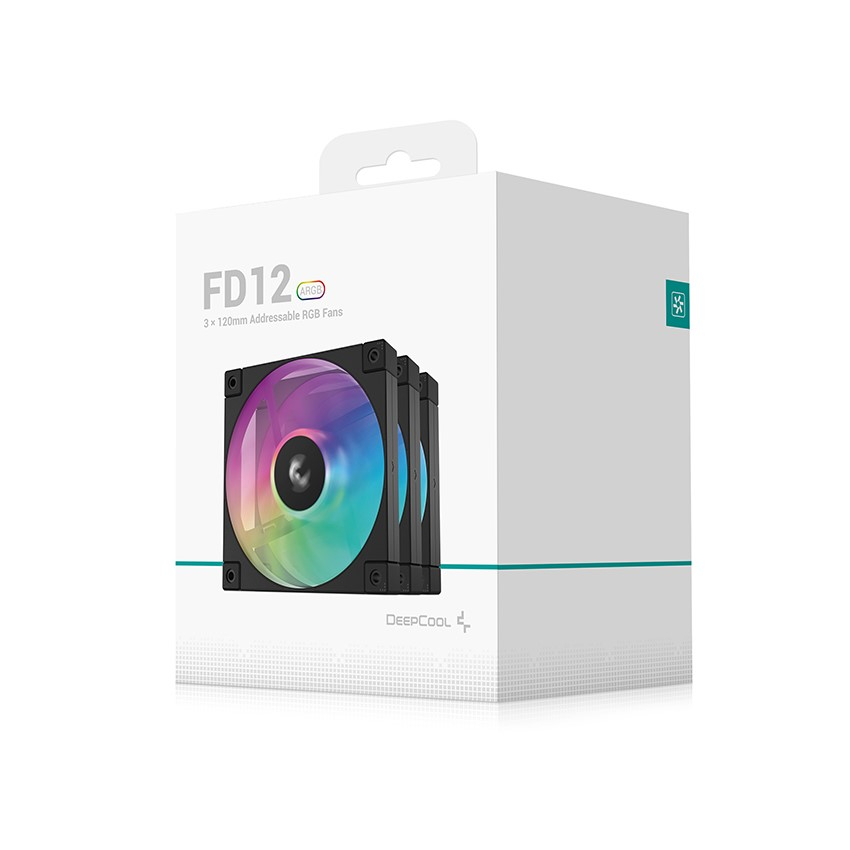 DEEPCOOL FD12 ARGB 3IN1 3x120mm ARGB Kasa Fan Seti