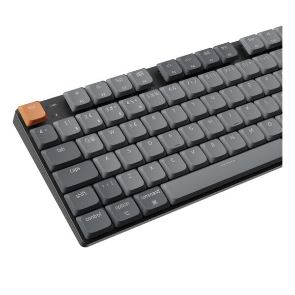 Keychron K5 Max QMK/VIA Siyah %100 Low Profile Gateron Brown Switch RGB Kablosuz Hotswap Mekanik Gaming (Oyuncu) Klavye - K5M-H3-TR
