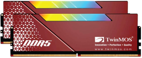 TwinMOS 64GB (2x32GB) 6000MHz CL36 RGB DDR5 Gaming Ram (TMD564GB60DK36VXR)