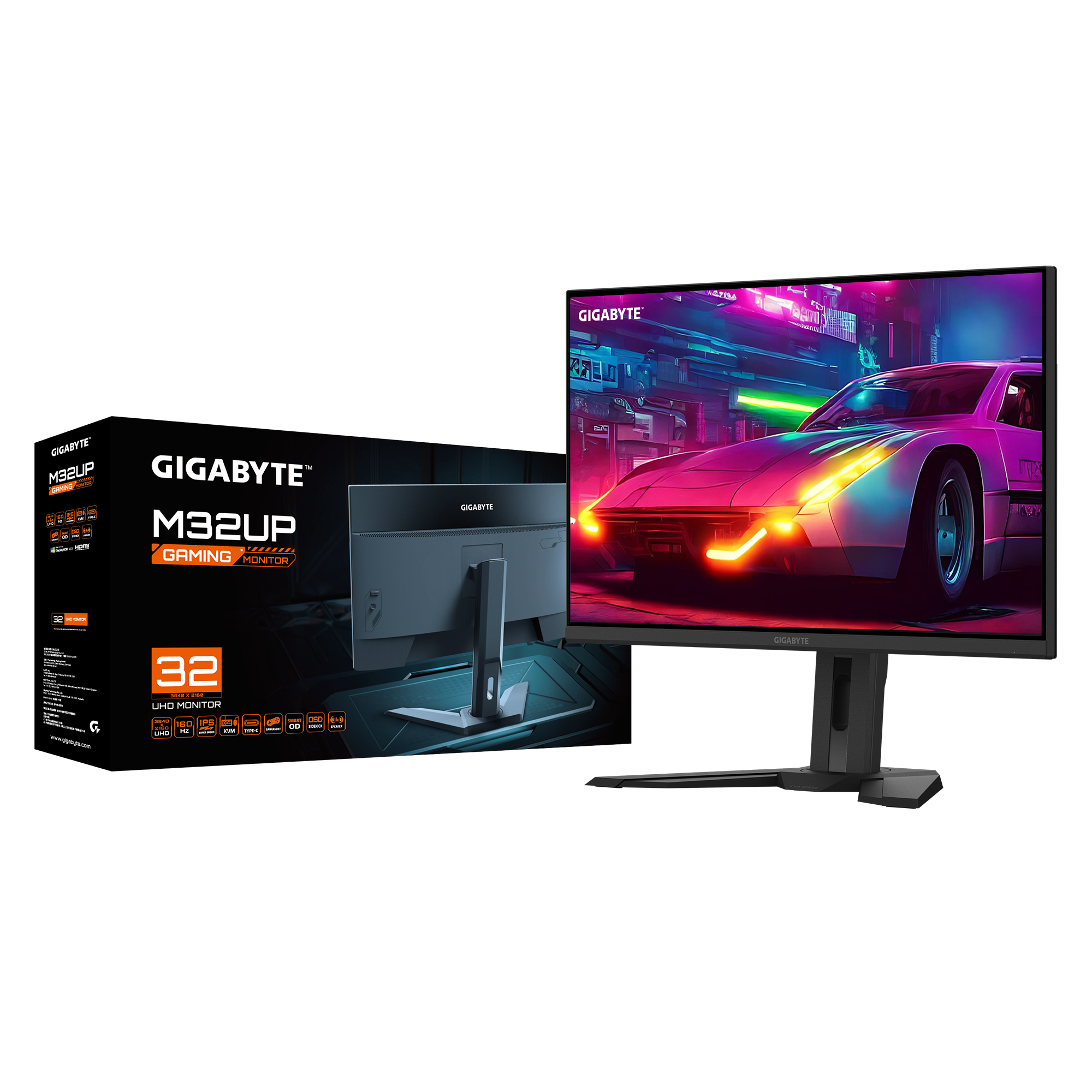 Gigabyte M32UP 31.5″ 160Hz 1Ms HDMI,DisplayPort Adaptive-Sync IPS 4K Gaming Monitör