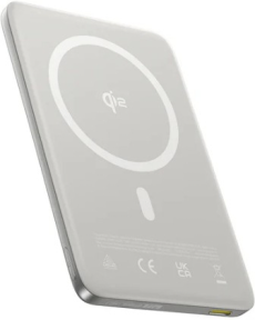 Baseus PicoGo Ultra-Slim Qi2 Gri 10000 mAh Hızlı Şarj MagSafe Powerbank