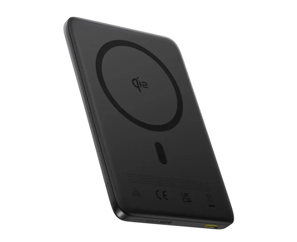 Baseus PicoGo Ultra-Slim Qi2 Siyah 10000 mAh Hızlı Şarj MagSafe Powerbank
