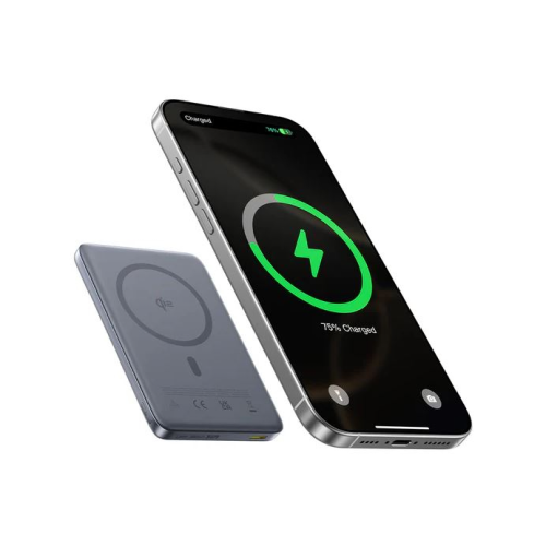 Baseus PicoGo Ultra-Slim Qi2 Gri 10000 mAh Hızlı Şarj MagSafe Powerbank