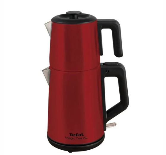 Tefal Magic Tea XL 1650 W Çelik Kırmızı Çay Makinesi