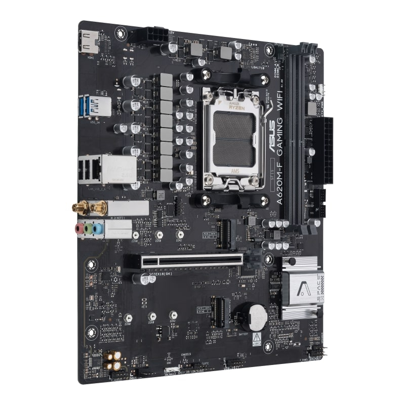ASUS A620M-F GAMING WIFI AMD A620 Soket AM5 DDR5 8000+(OC)MHz mATX Gaming (Oyuncu) Anakart