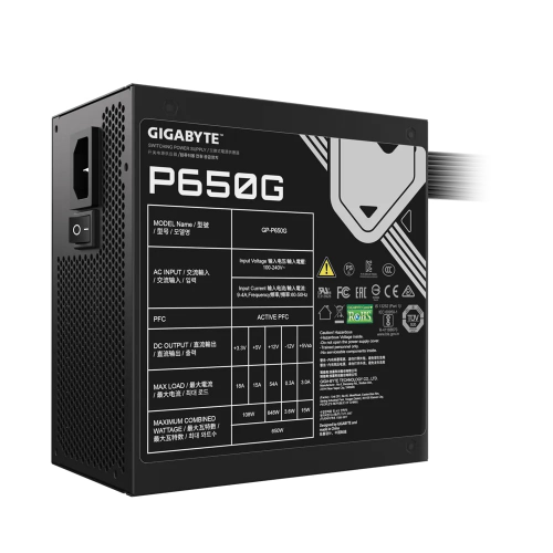 Gigabyte GP-P650G 650W 80+ Gold Power Supply