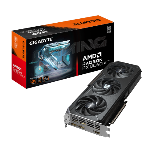 Gigabyte Radeon RX9060XT OC GV-R9060XTGAMING OC-16GD 16GB GDDR6 128Bit Gaming (Oyuncu) Ekran Kartı 
