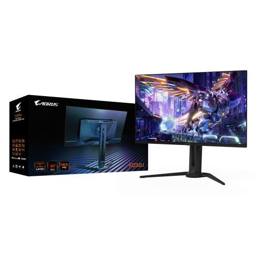 Gigabyte AORUS FO32U 31.5″ 165Hz 0.03ms HDMI DP USB 3.2 Type-C Pivot KVM UHD OLED Gaming Monitör