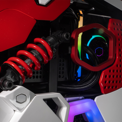 Cooler Master Sneaker X ARGB SFX 850W 80+Gold + MasterLiquid PL360 Flux Soğutucu ITX Gaming (Oyuncu) Kasa (ABK-SXNN-S38L3-R1)