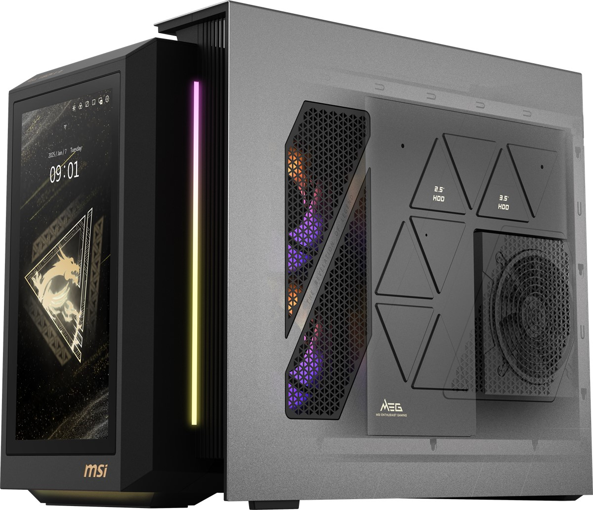 MSI MEG VISION X AI 2NVZ9-052TR ULTRA 9 285K 64GB DDR5 2TB SSD RTX 5090 VENTUS 3X 32G W11 GAMING DT PC