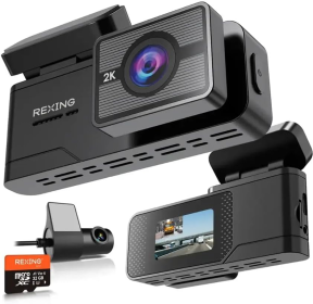 Rexing C2 2K+1080P Wifi Araç Kamerası + 32GB Sd Kart