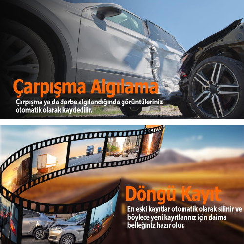 Rexing V1 Lite 2k Wifi Araç Kamerası + 32GB Sd Kart