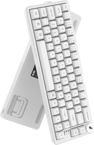 HAWK GAMING HK251 Membrane RGB Kablosuz/Bluetooth Beyaz %65 Türkçe Gaming Klavye