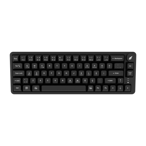 Hawk Gaming HK251 Membrane RGB Kablosuz/Bluetooth Siyah %65 Türkçe Gaming Klavye