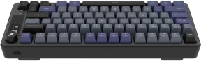 Hawk Gaming HK255 Membrane LCD RGB Kablosuz/Bluetooth Siyah Gri %75 Türkçe Gaming Klavye