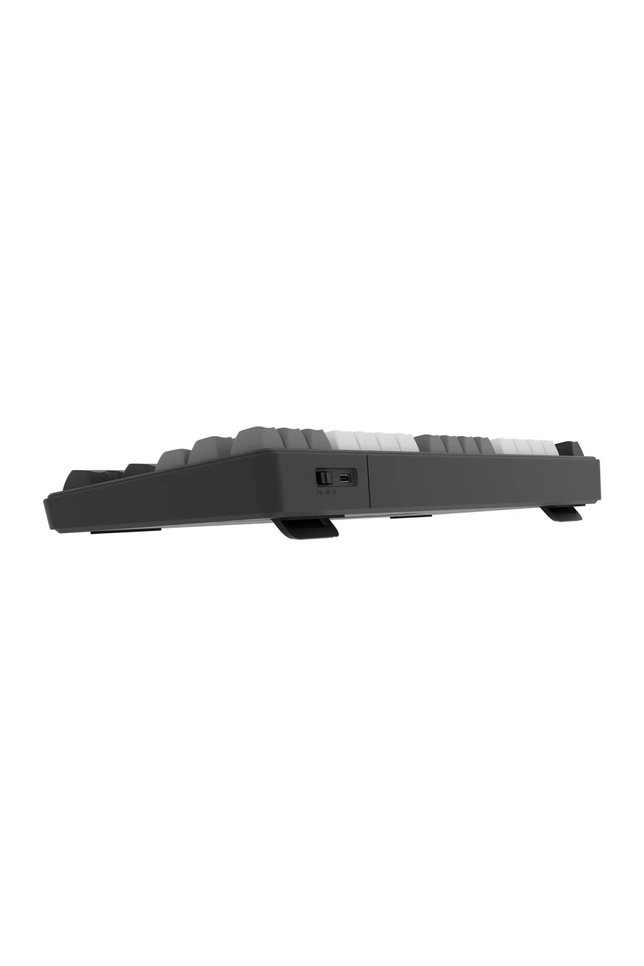 Hawk Gaming HK220BW Membrane RGB Kablosuz/Bluetooth Siyah Beyaz TKL Türkçe Gaming Klavye